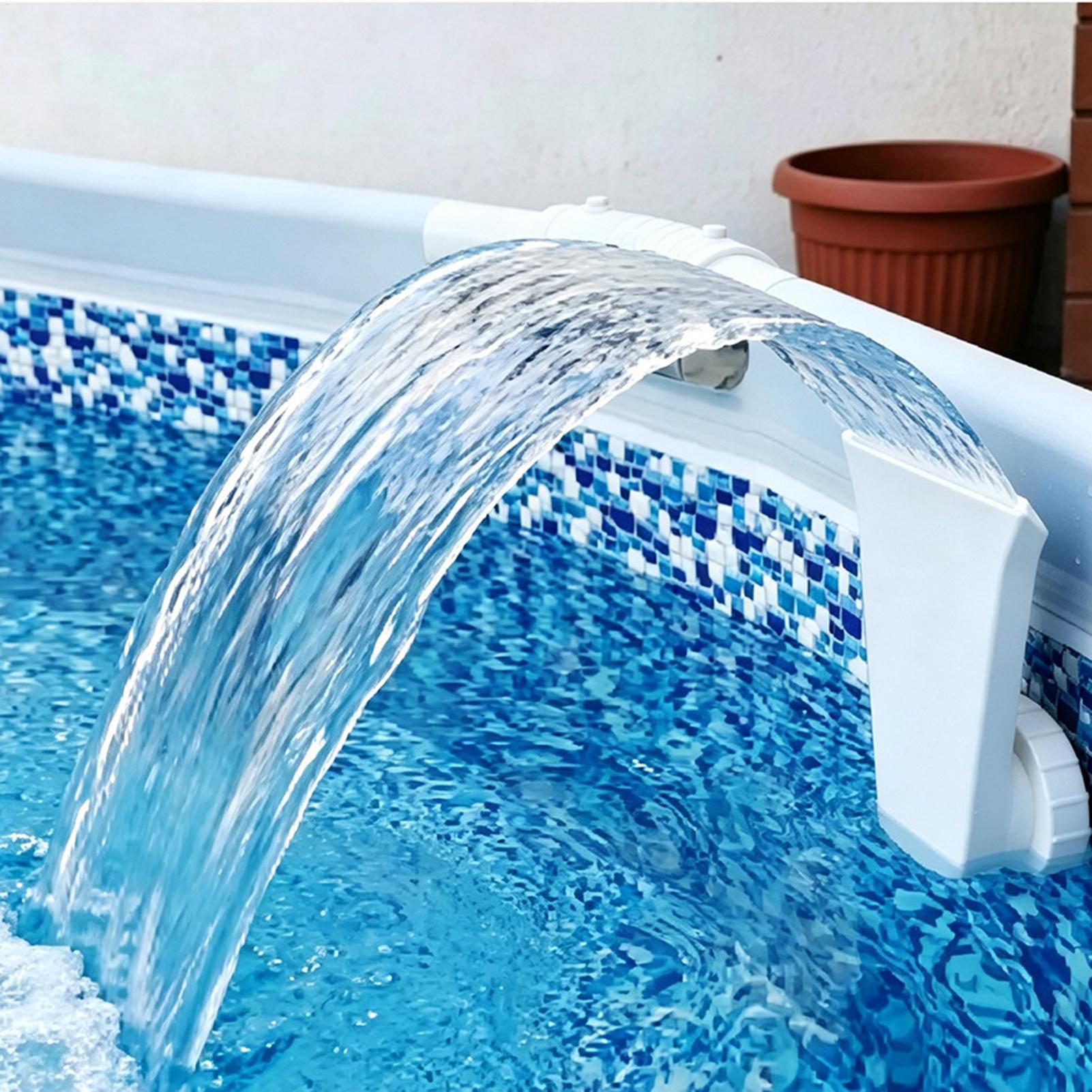 Pool Ladder Above Ground - Fuente de Cascada para Piscina, Fuente