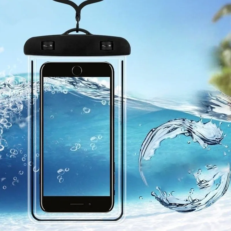 Pool Cover Waterproof - Bolsa transparente impermeable para teléfono móvil,