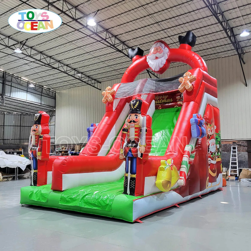 Water Slide Inflatable - Tobogán Inflable Navideño Personalizado para Exteriores,