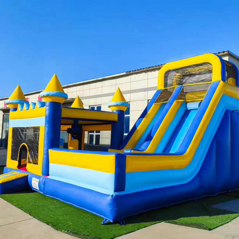 Water Slide Inflatable - Castillo Inflable Comercial 4 en 1