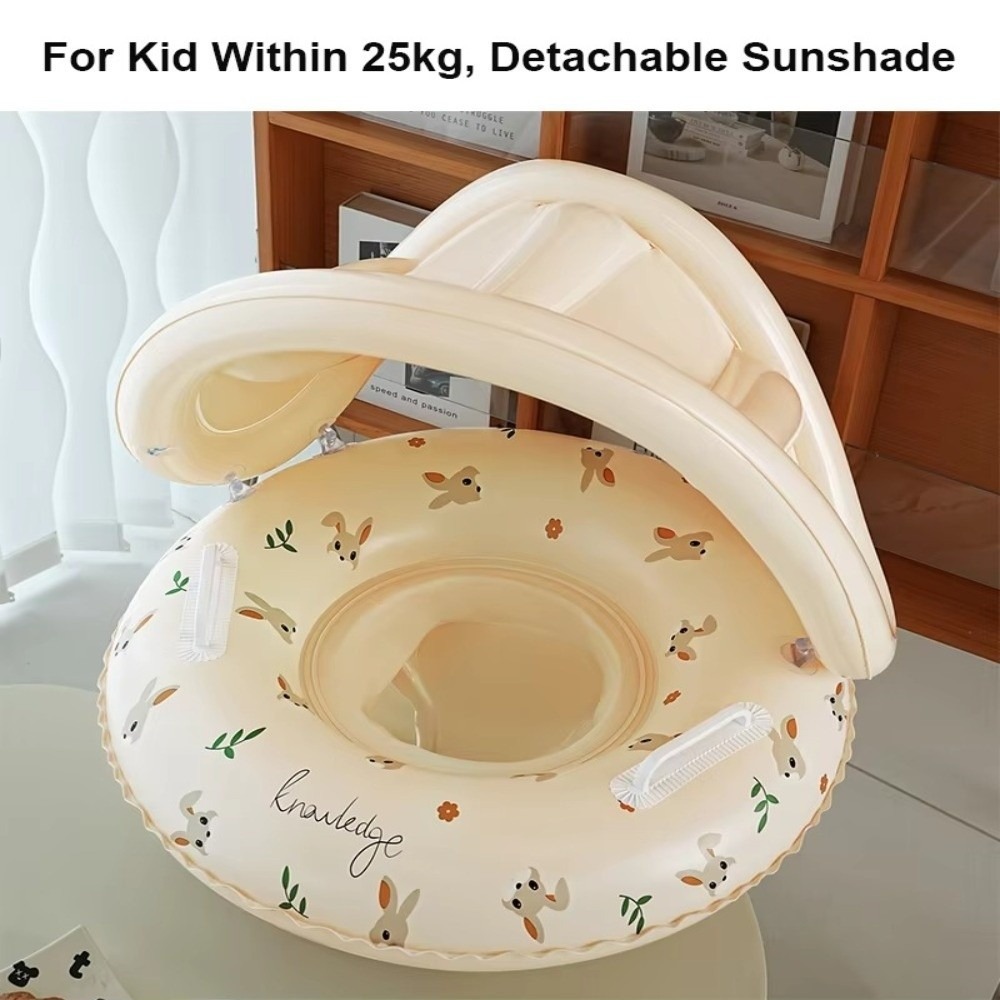 Pool Float Ring Inflatable - Asiento Flotante Inflable Seguro para Piscina,