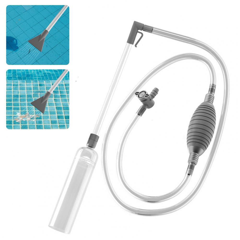 Pool Vacuum Manual - Aspiradora de piscina con 2 adaptadores