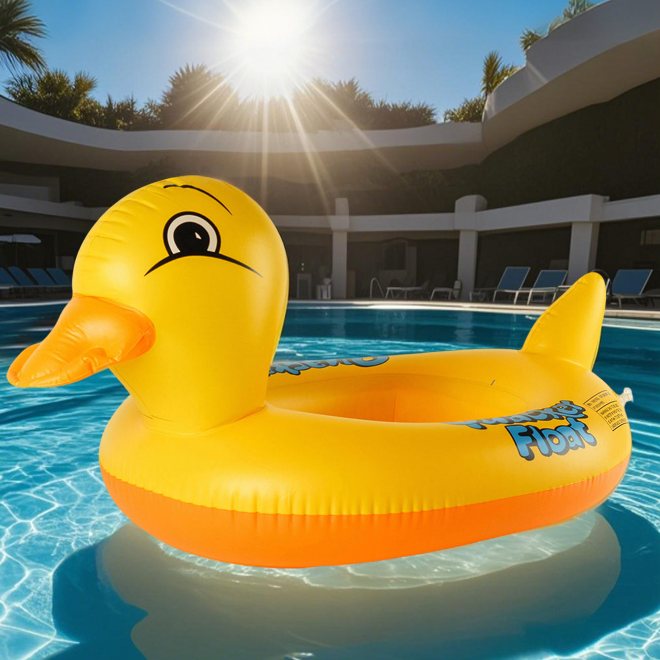 Pool Float Ring Inflatable - Flotador inflable grueso en forma de