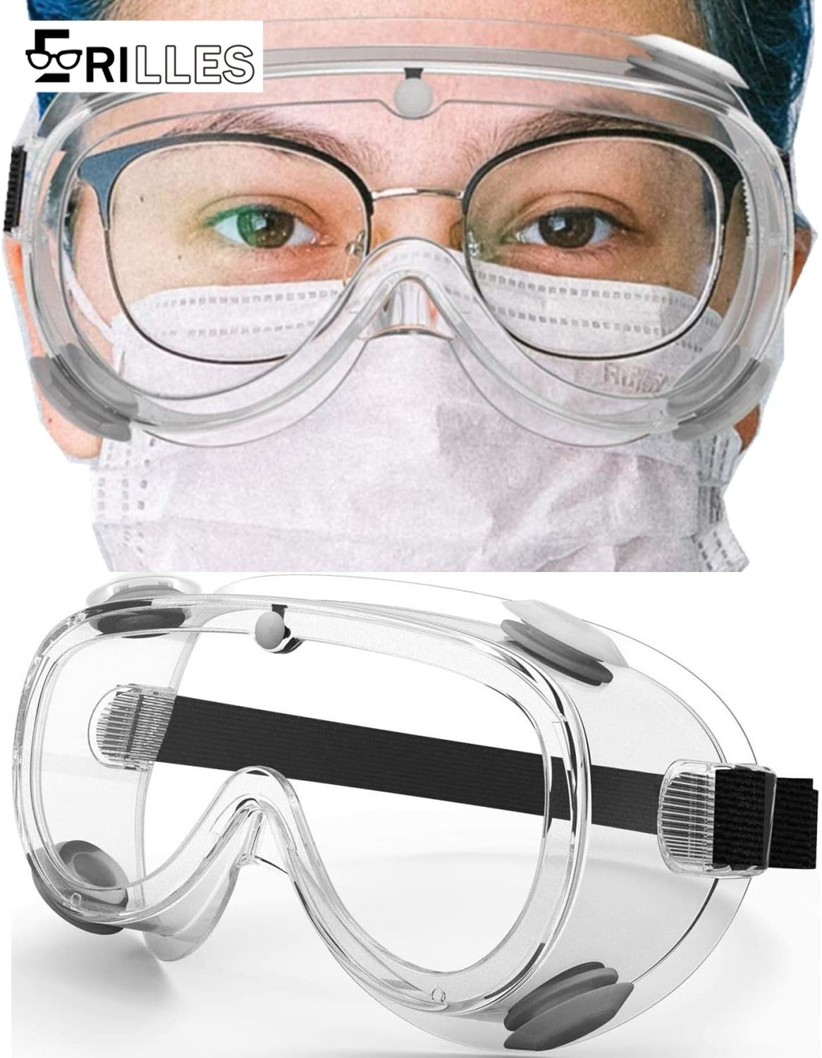 Swim Goggles Anti Fog Uv - Gafas de seguridad para deportes acuáticos,