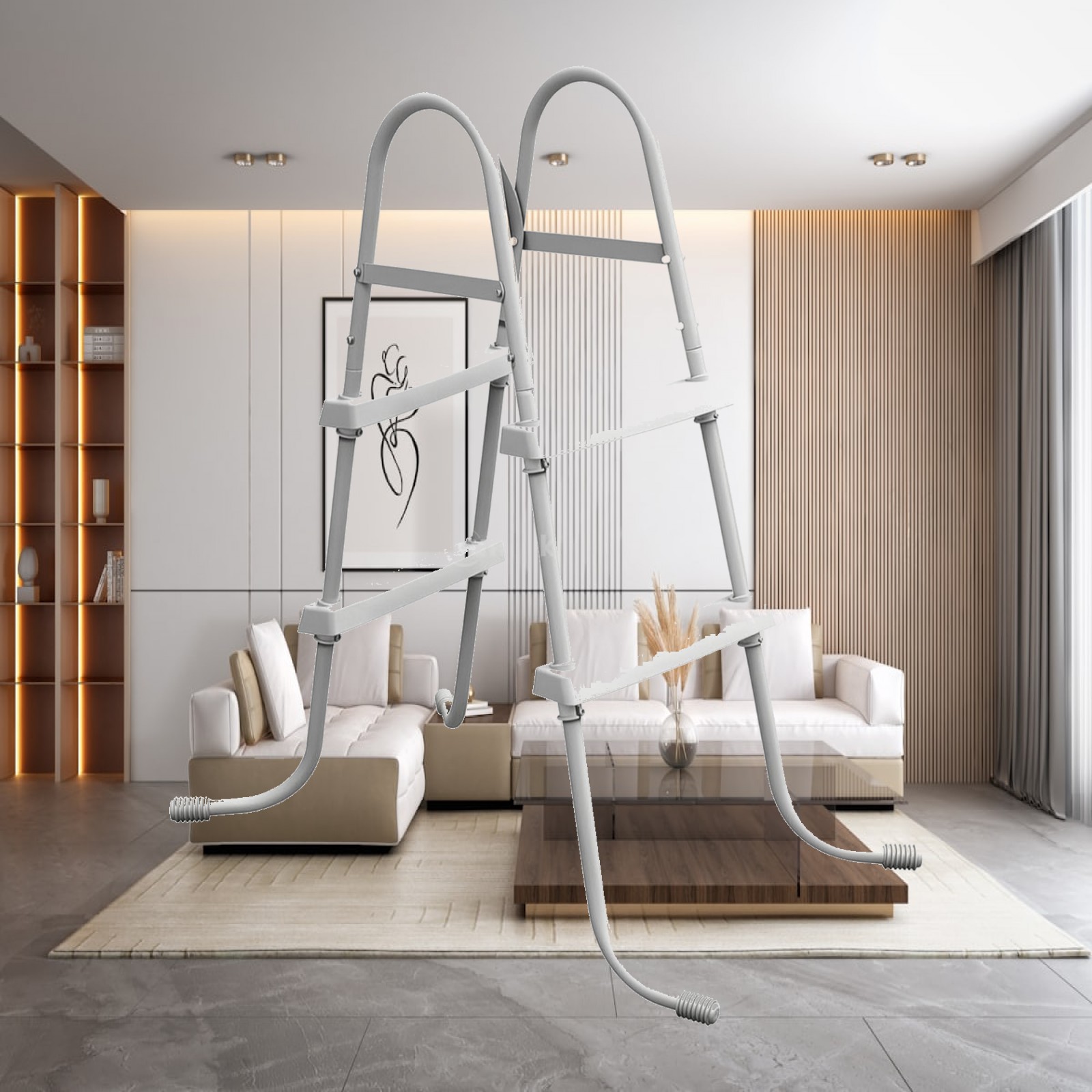 Pool Ladder Above Ground - Escalera para Piscina en Forma de