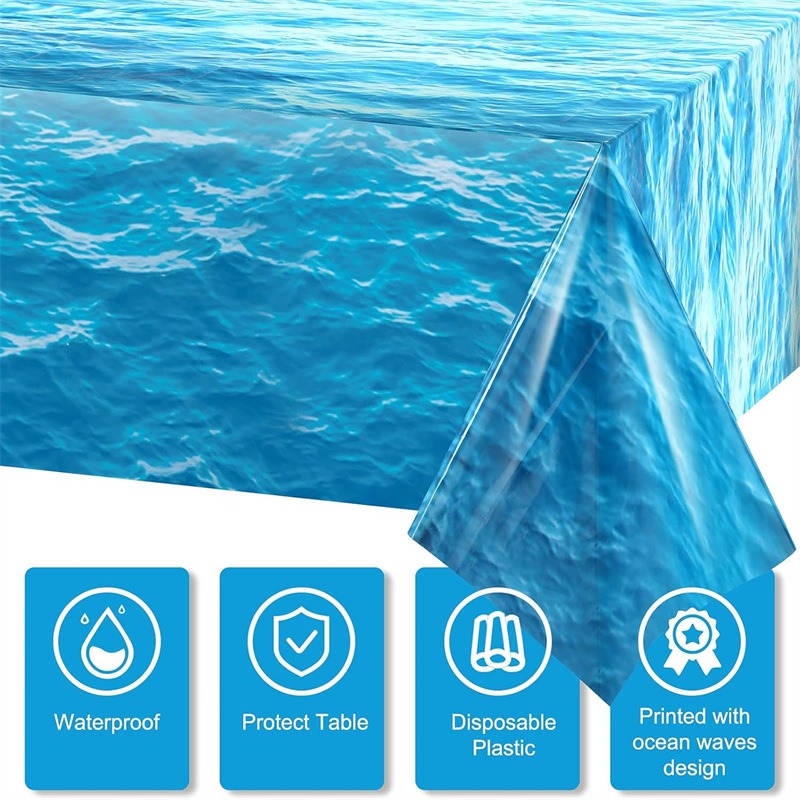Pool Cover Waterproof - Mantel Desechable de PE con Diseño