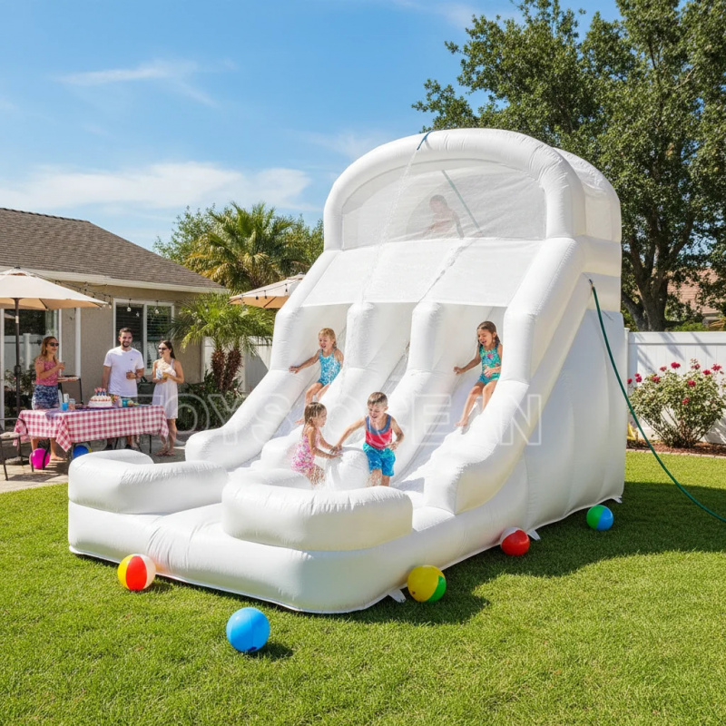 Water Slide Inflatable - Tobogán Acuático Inflable para Niños, Tobogán
