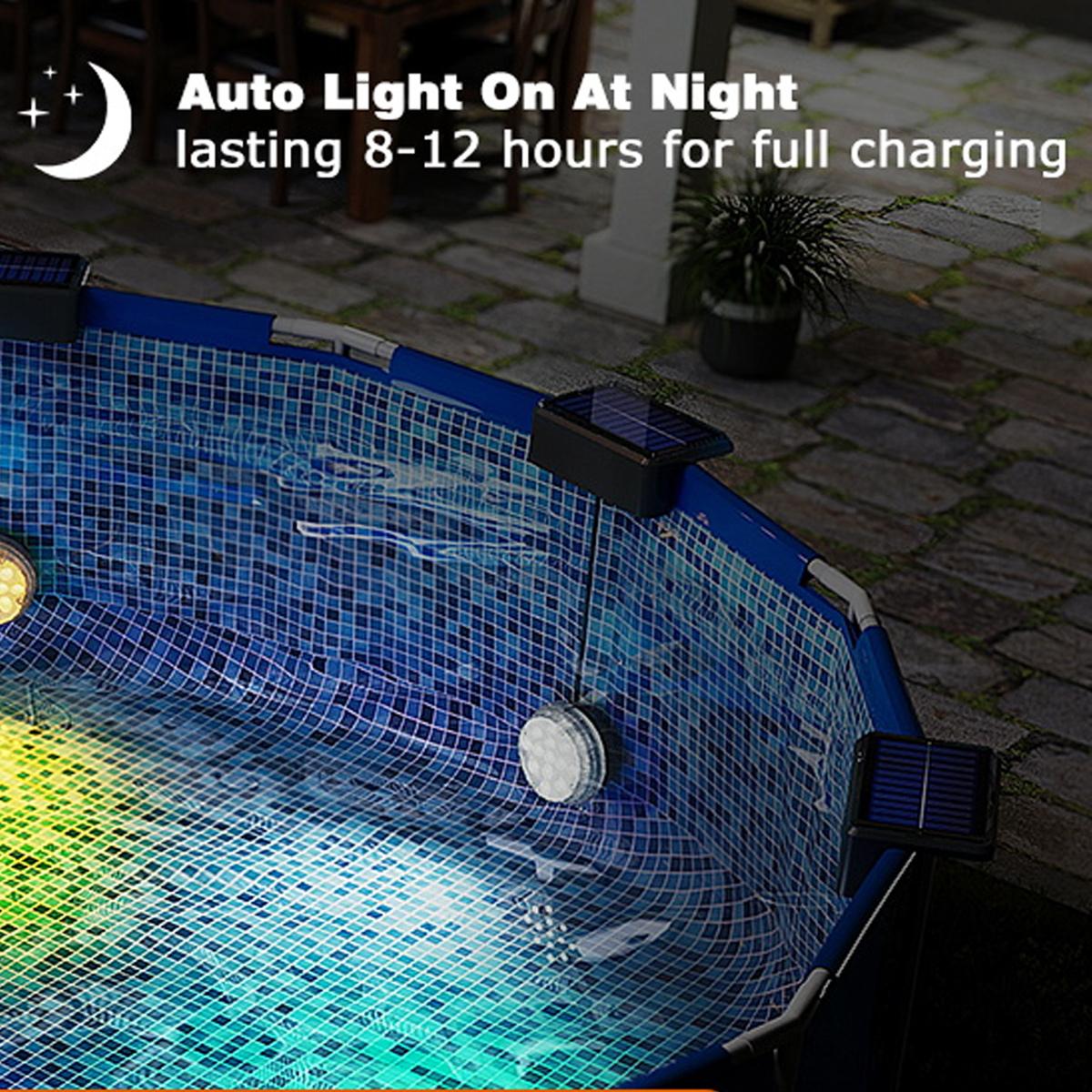 Luz Solar Subacuática para Pis - Pool Light Solar Rechargeable reseña y precio