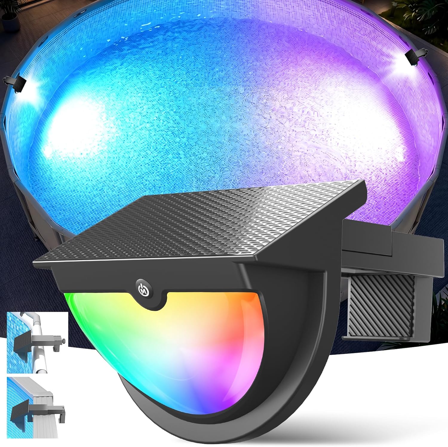 Luces Solares para Piscina Mul - Pool Light Solar Rechargeable reseña y precio
