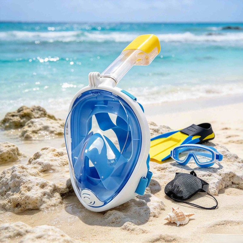 Máscara de Snorkel de Cara Com - Snorkel Mask Full Face reseña y precio