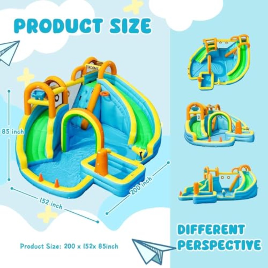 Parque acuático inflable para  - Water Slide Inflatable reseña y precio