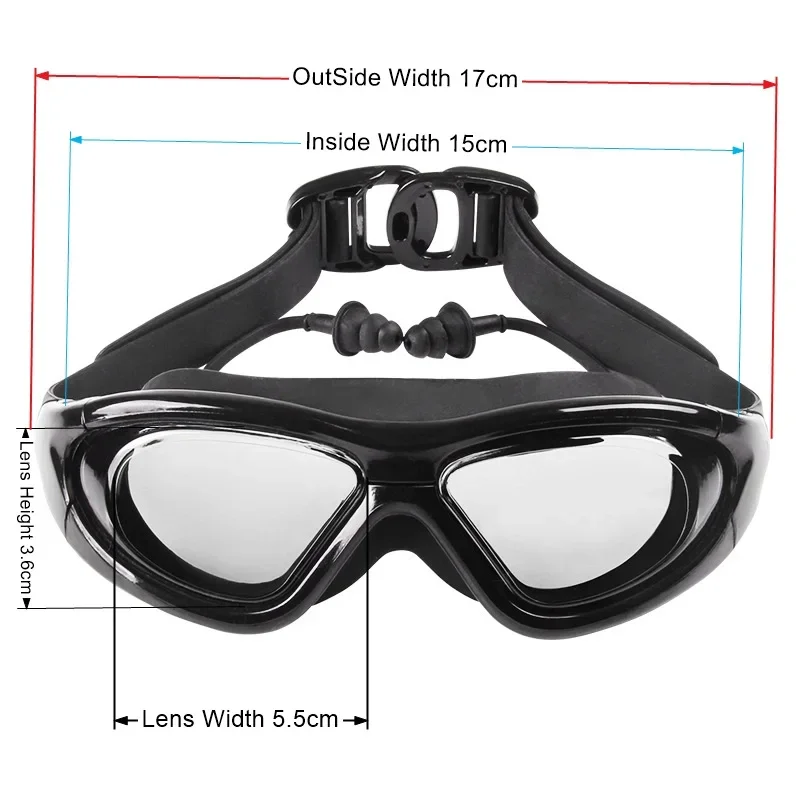 Gafas de natación para miopía  - Swim Goggles Anti Fog Uv reseña y precio