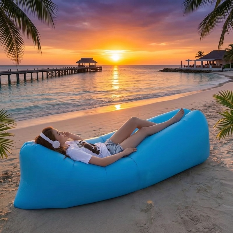 Sofá Inflable Portátil, Inflad - Pool Lounger Inflatable reseña y precio