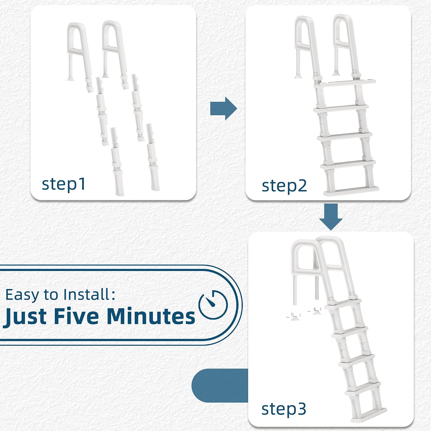 Escalera para piscina, escaler - Pool Ladder Above Ground reseña y precio