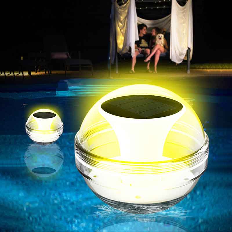 Luz Solar Flotante para Piscin - Pool Light Solar Rechargeable reseña y precio