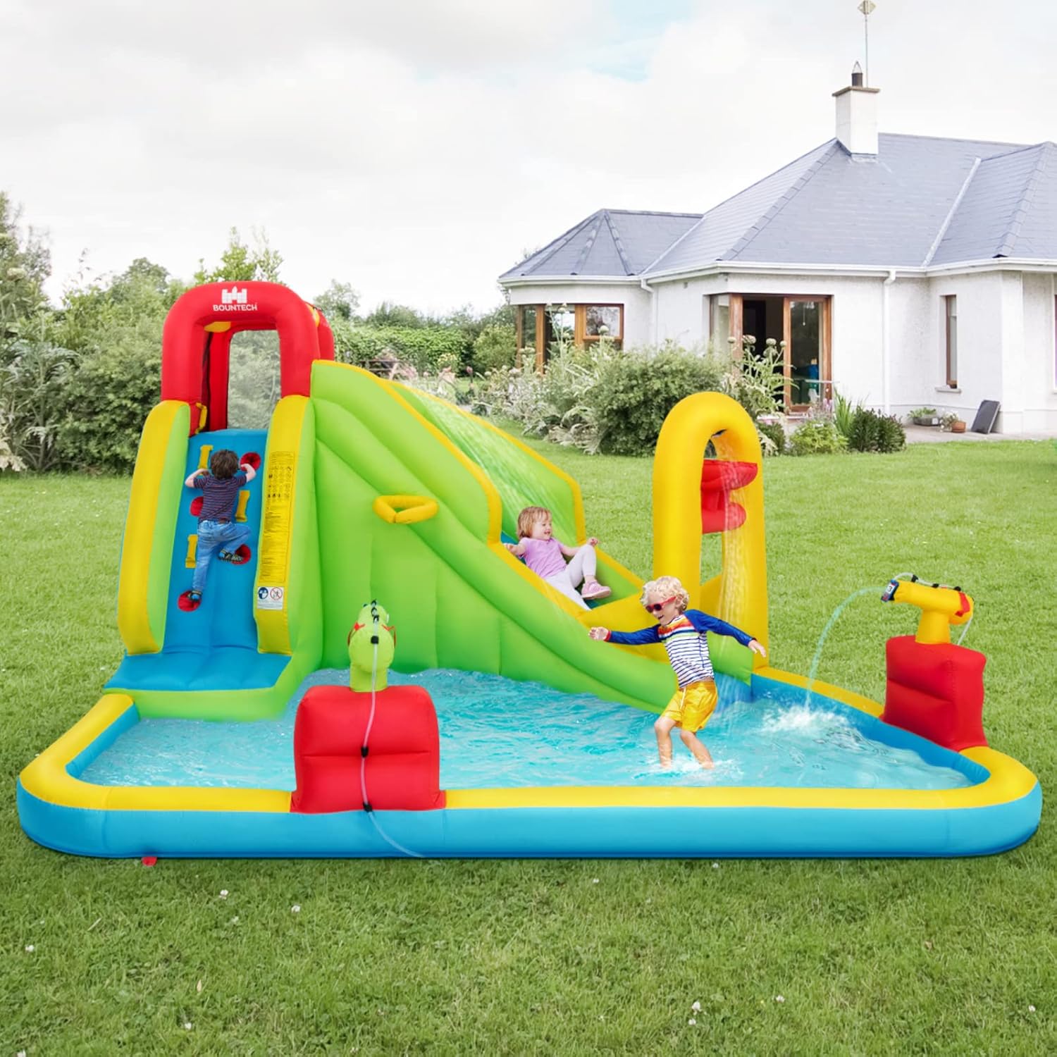 Mega Parque Acuático Inflable  - Water Slide Inflatable reseña y precio