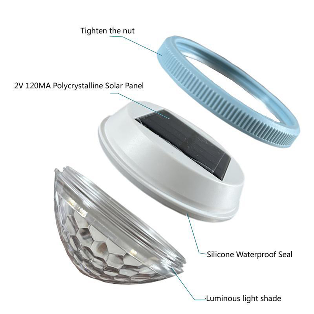 Luz flotante Solar para piscin - Pool Light Solar Rechargeable reseña y precio