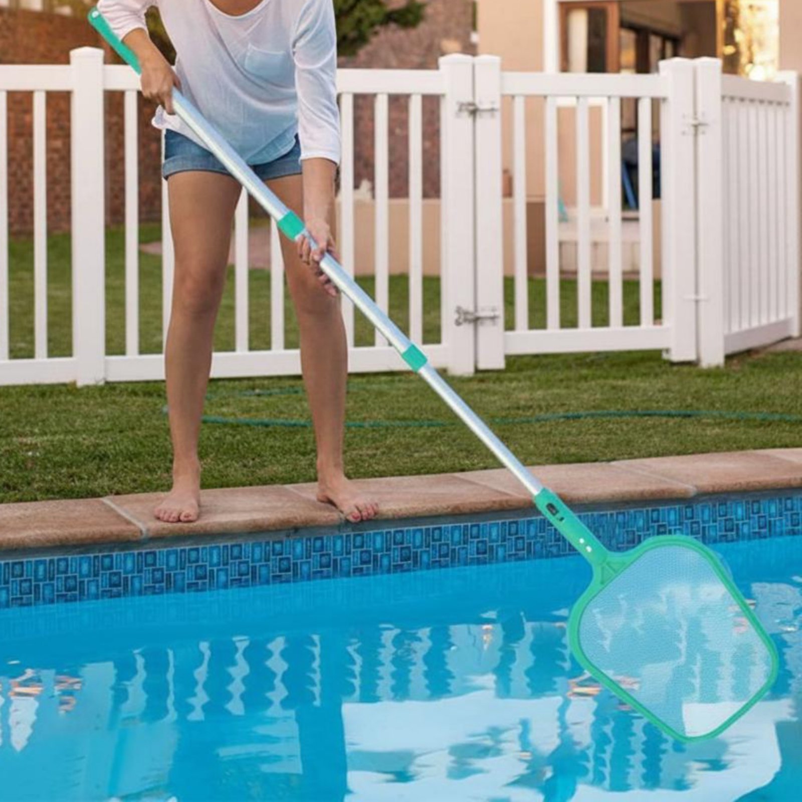 Red de limpieza para piscinas  - Pool Skimmer Net reseña y precio