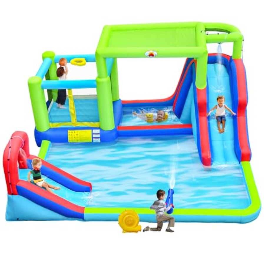 Tobogán Acuático Inflable para - Water Slide Inflatable reseña y precio