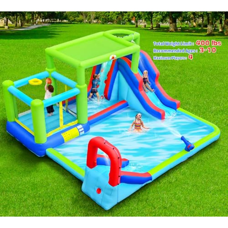 Tobogán Acuático Inflable para - Water Slide Inflatable reseña y precio