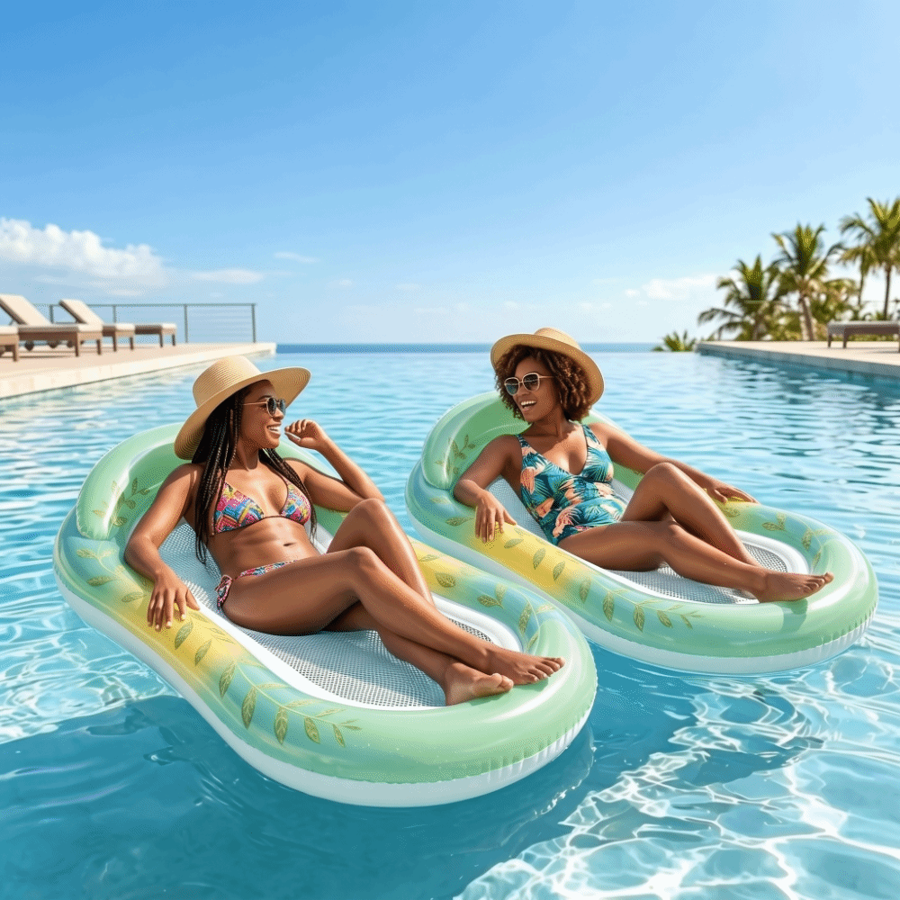Flotador inflable de malla con - Pool Lounger Inflatable reseña y precio