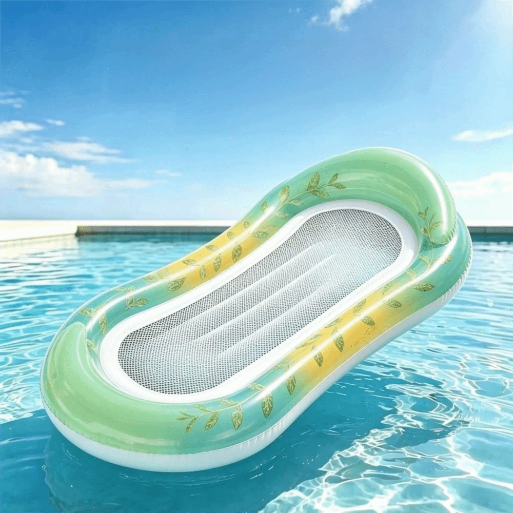 Flotador inflable de malla con - Pool Lounger Inflatable reseña y precio